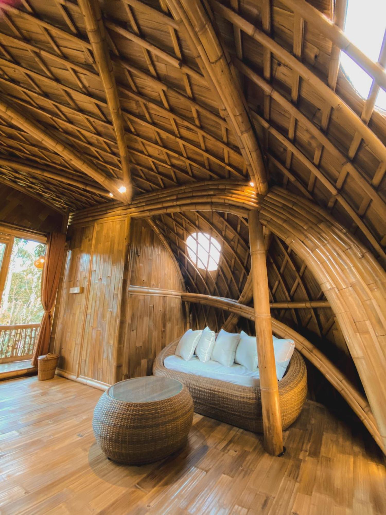 Alamvaya Bali Bamboo House Villa Сидемен Екстериор снимка