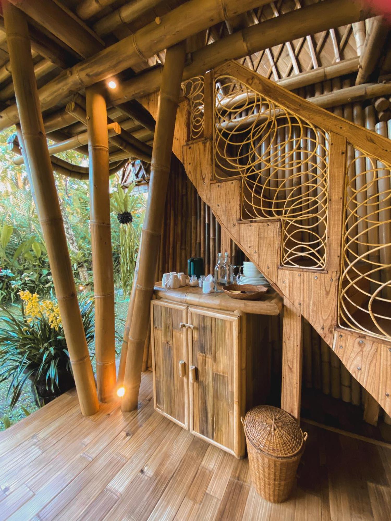 Alamvaya Bali Bamboo House Villa Сидемен Екстериор снимка