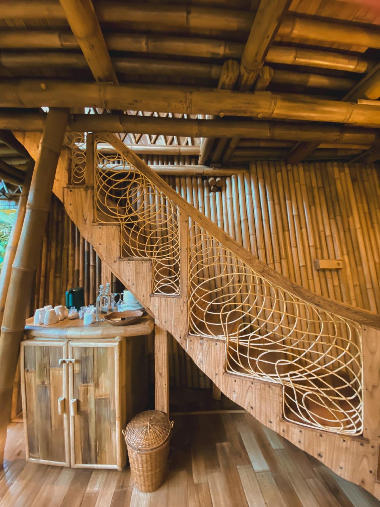 Alamvaya Bali Bamboo House Villa Сидемен Екстериор снимка