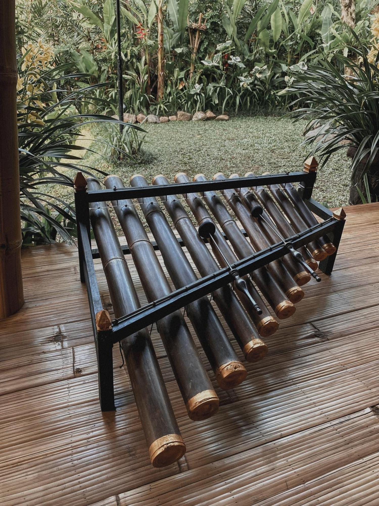 Alamvaya Bali Bamboo House Villa Сидемен Екстериор снимка