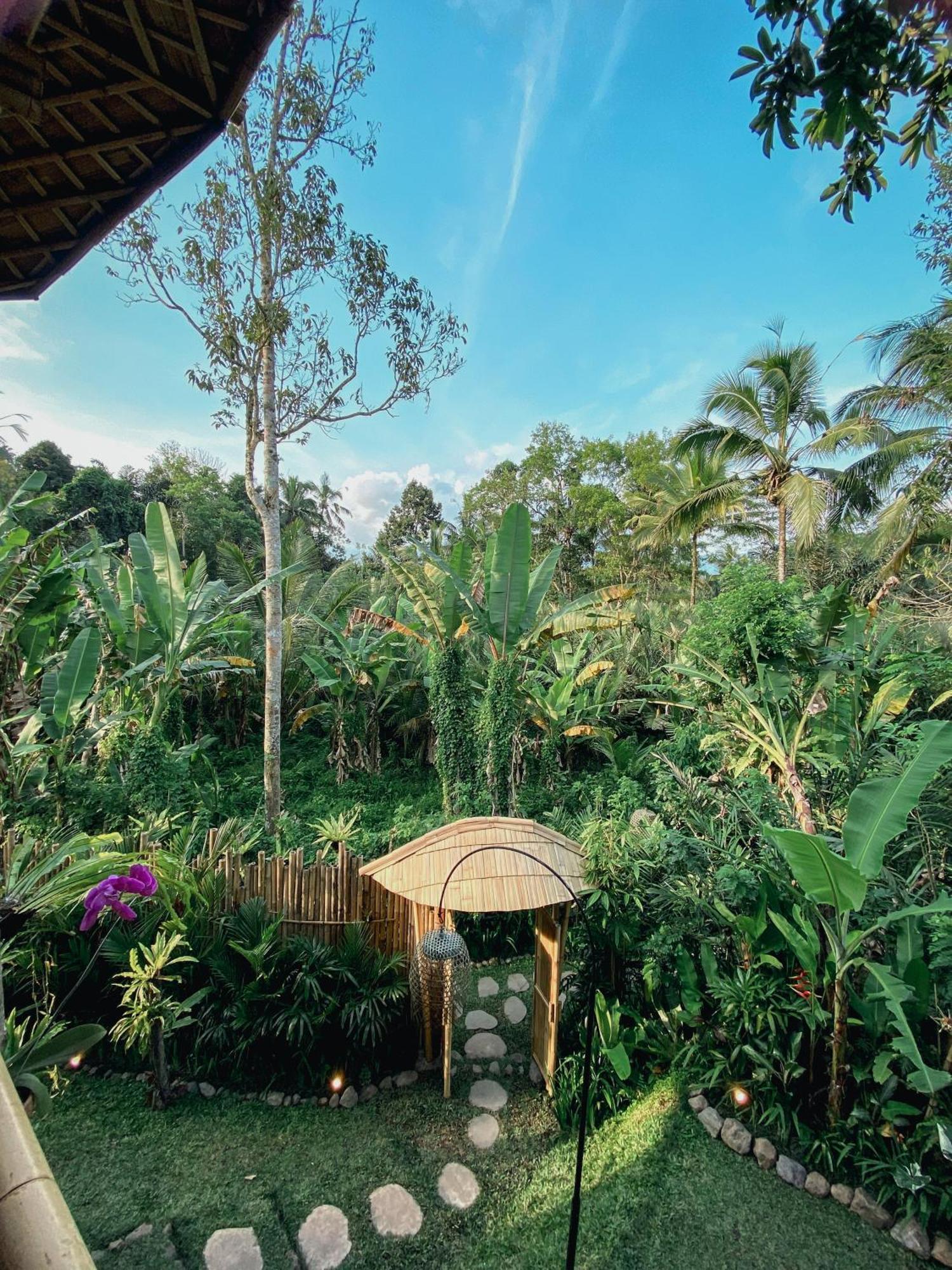 Alamvaya Bali Bamboo House Villa Сидемен Екстериор снимка