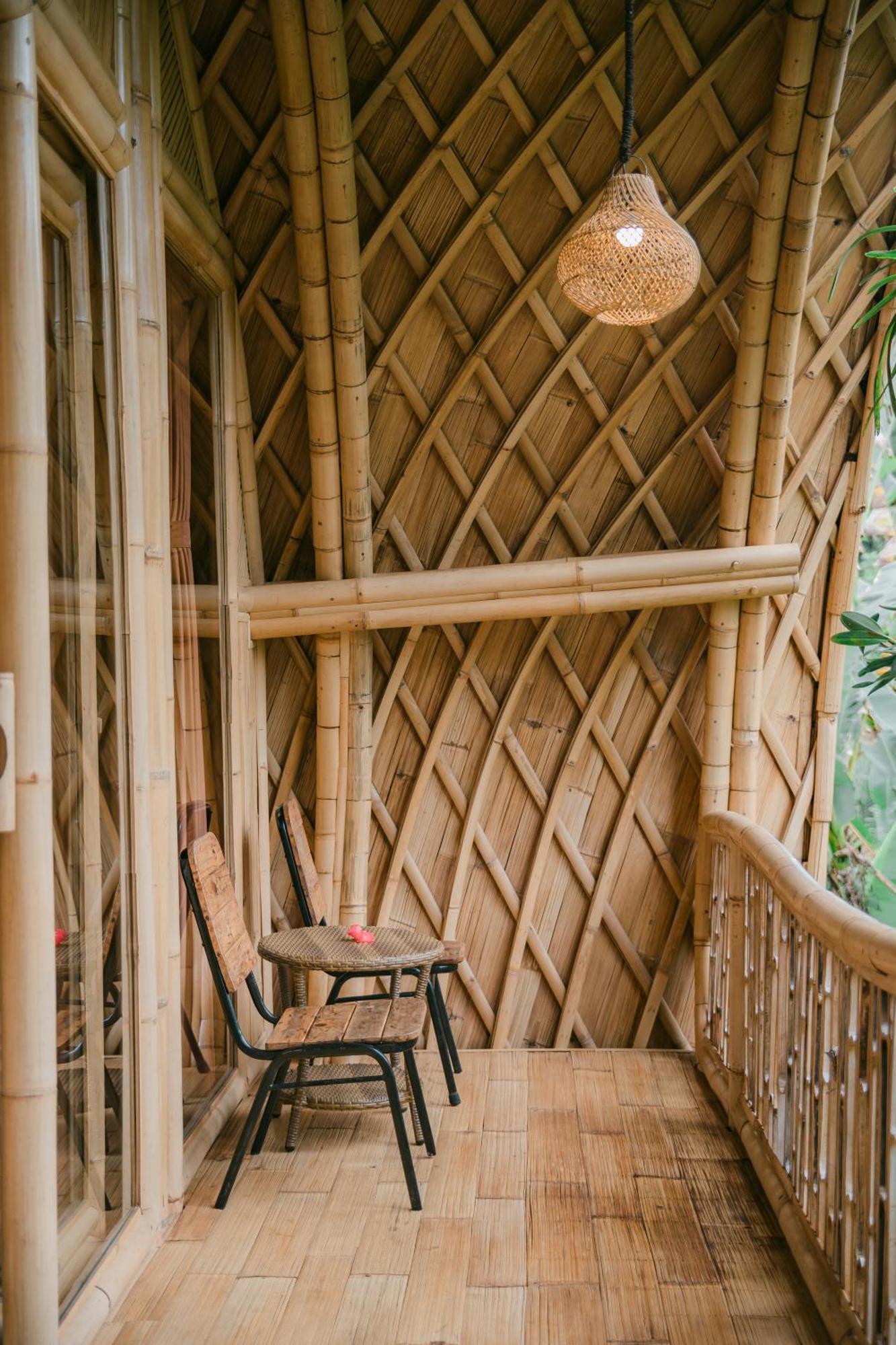 Alamvaya Bali Bamboo House Villa Сидемен Екстериор снимка