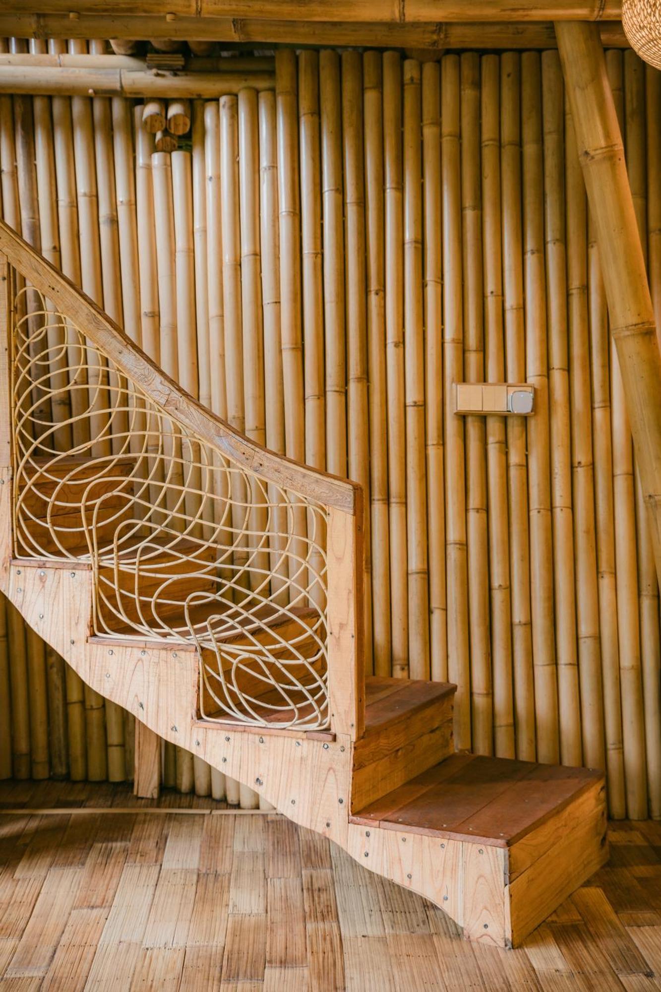 Alamvaya Bali Bamboo House Villa Сидемен Екстериор снимка