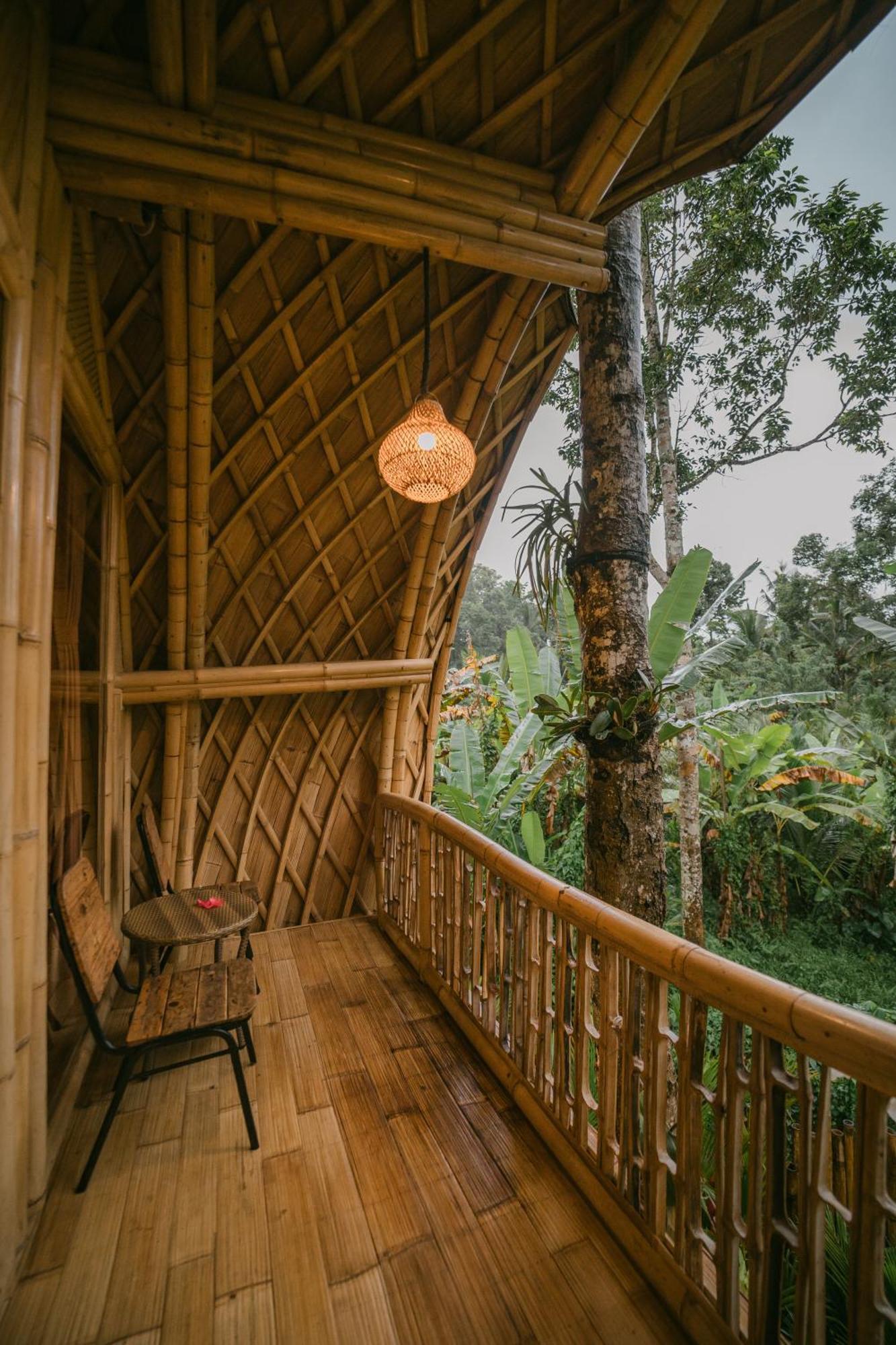 Alamvaya Bali Bamboo House Villa Сидемен Екстериор снимка