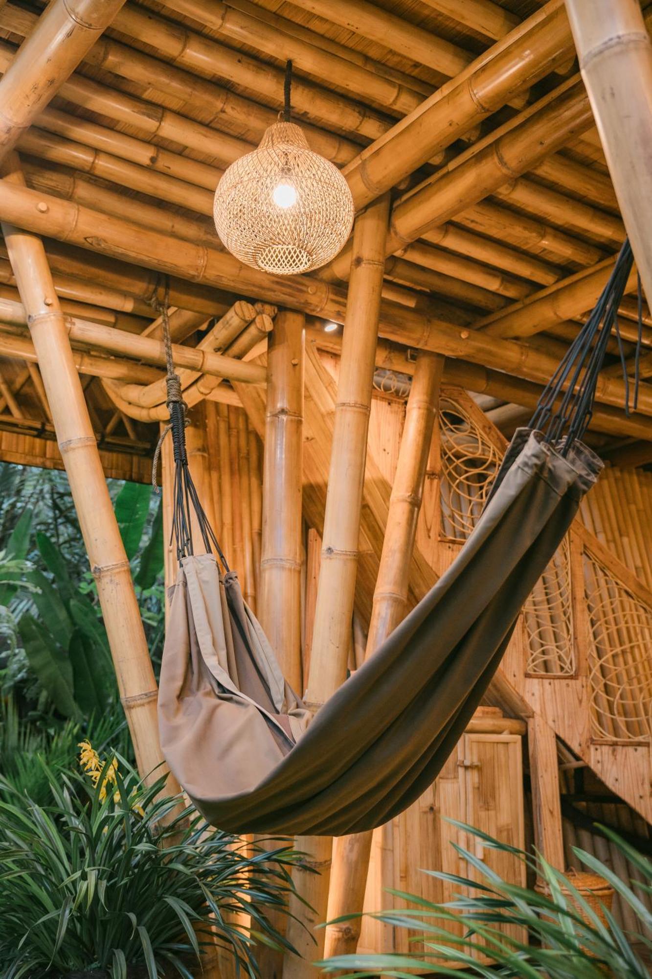 Alamvaya Bali Bamboo House Villa Сидемен Екстериор снимка