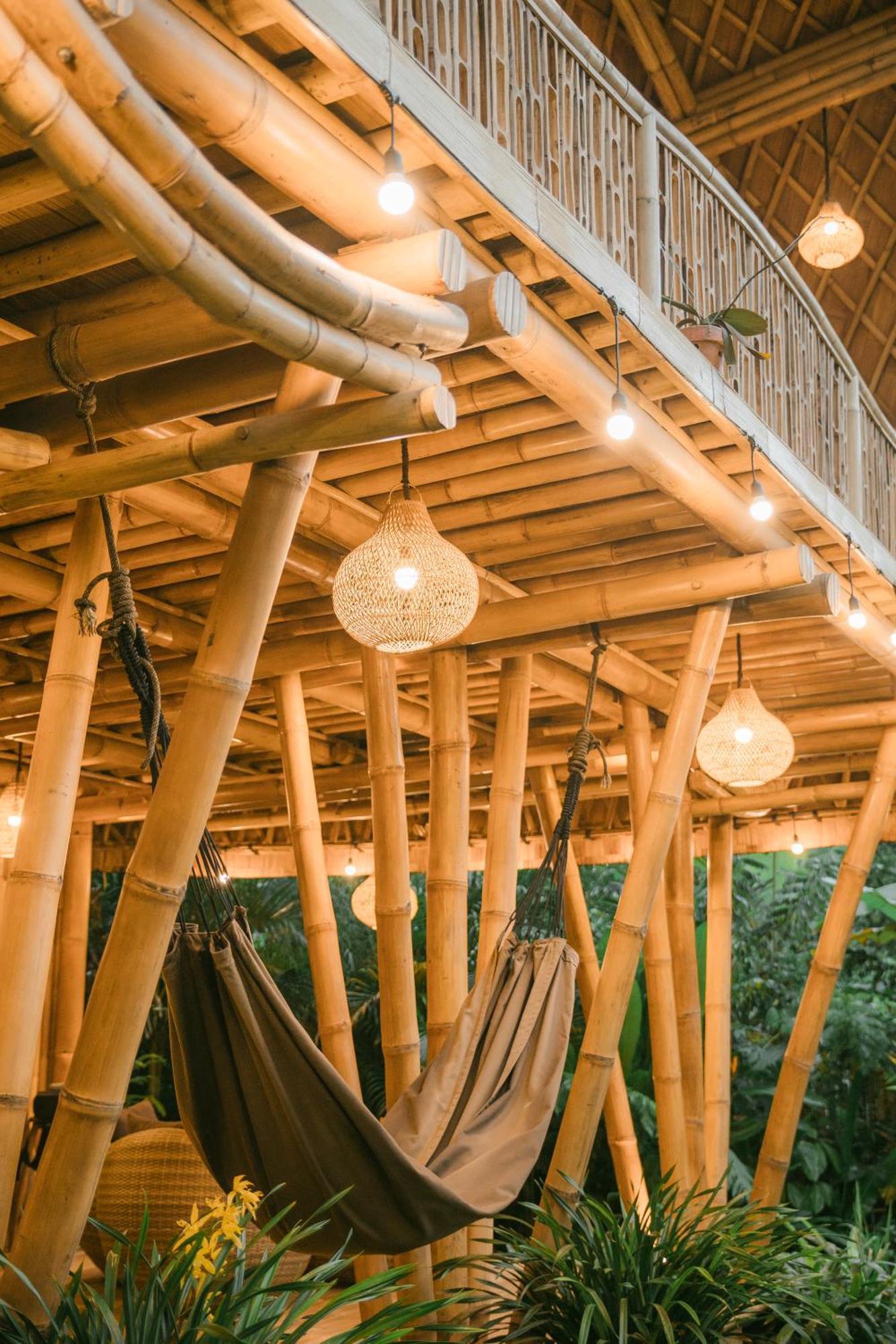 Alamvaya Bali Bamboo House Villa Сидемен Екстериор снимка